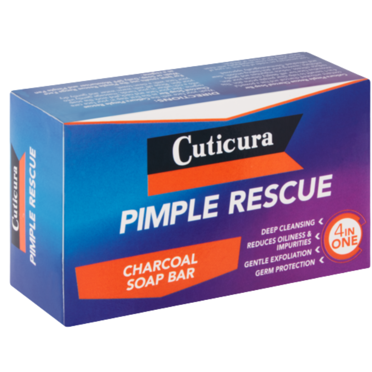 Cuticura Pimple Rescue Charcoal Soap Bar